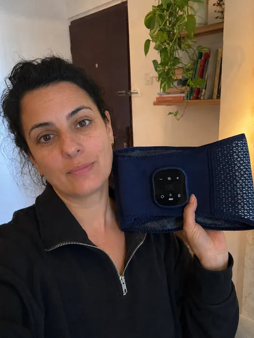 מירב עם חגורת BackPro